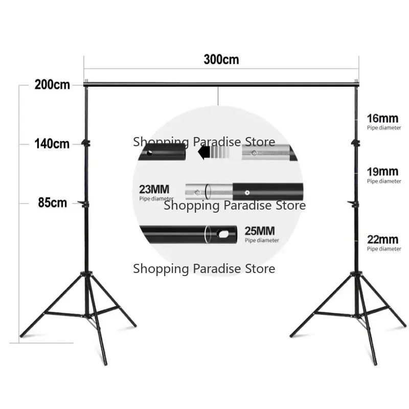 Photography Umbrella Lighting Kit - 5500K Professionelles Fotografie-Softbox-Regenschirm-Beleuchtungsset Studio-Blitzausrüstung für Kameras