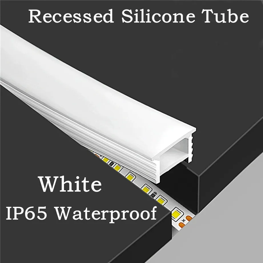 Diffusion Material Roll - Einbau-weißer Silikonschlauch, LED-Neonlicht, flexibles Seil, Kanaldiffusor,