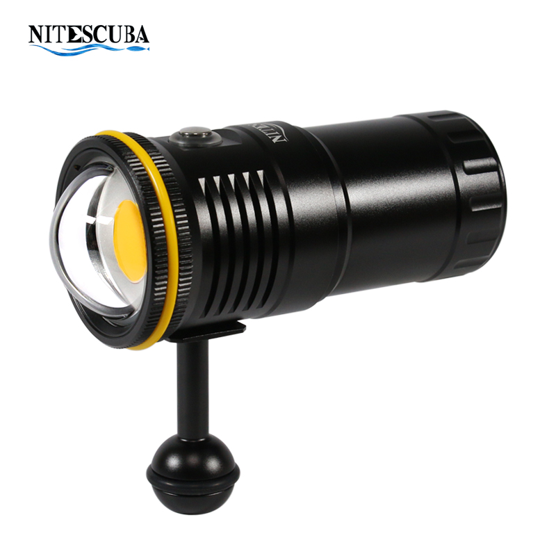 Photography Lighting Wireless - Nitescuba NSV60 LED-Tauchvideoleuchte 6000 Lumen Weitwinkel