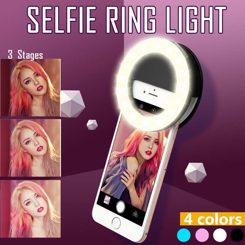 Photography Lighting Tool - LED Selfie Ring Licht 3 Ebene