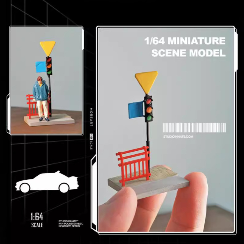 Photography Lighting Simulator Free - 1:64 Simulation Ampel Geländer Miniatur Action-figuren