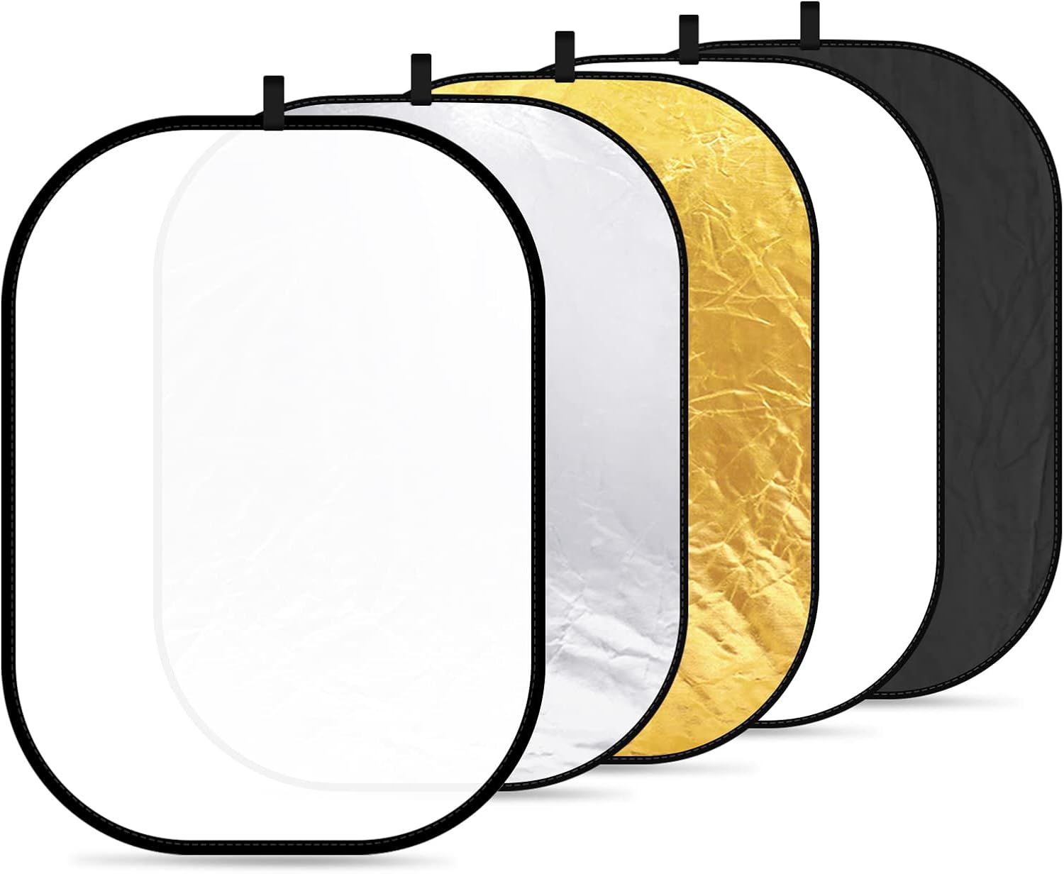 Reflector Disc Silver - Fotografie-Lichtreflektor 59x79 Zoll (150x200 cm), tragbarer