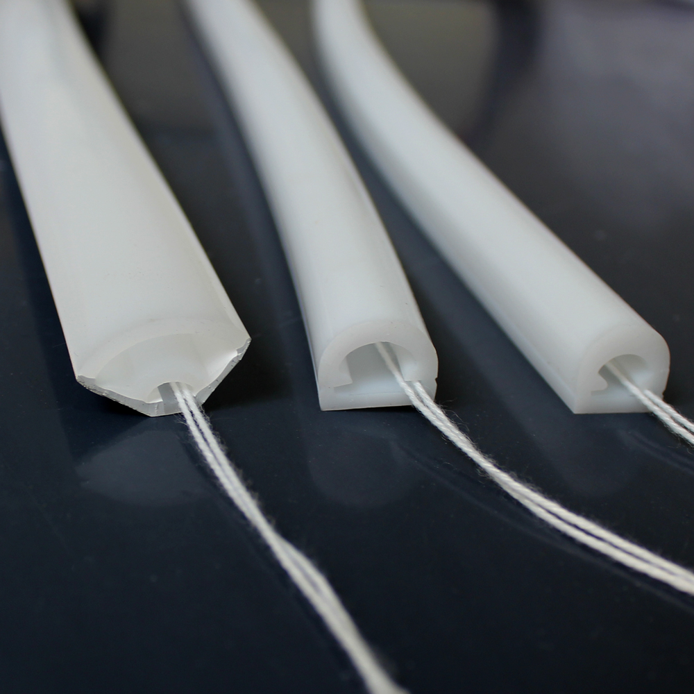 Diffusion Material Roll - V-förmiger Halbkreis-LED-Diffusor-Kanal Silikagel-Abdeckrohr Flexibel Wasserdicht für