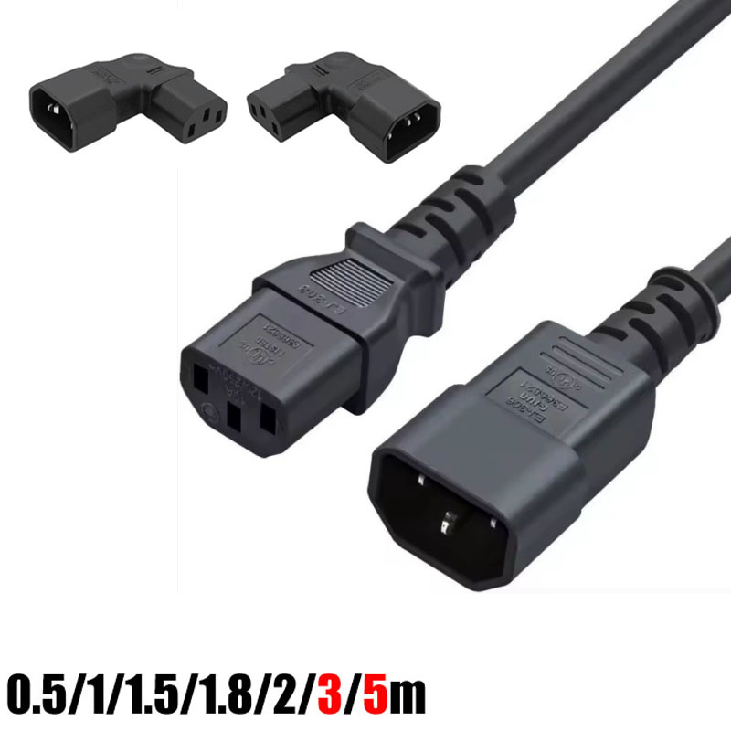 Photography Lighting Uk - AC-Stromverlängerungskabel IEC320 C13 zu C14 Stecker