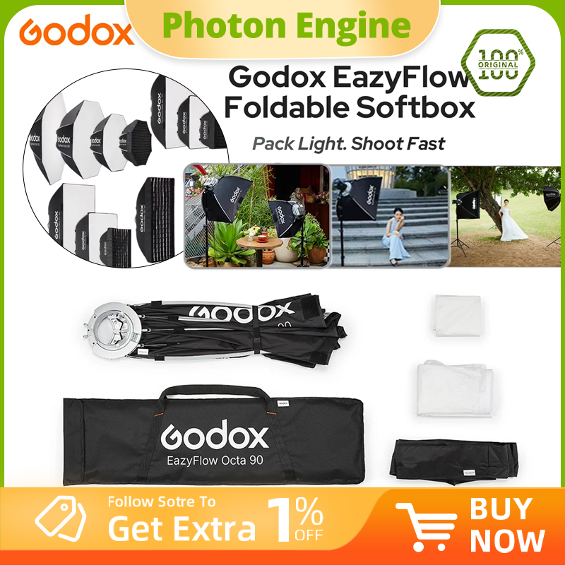 Photography Lighting Flash - Godox EazyFlow Serie Faltbare Softbox mit