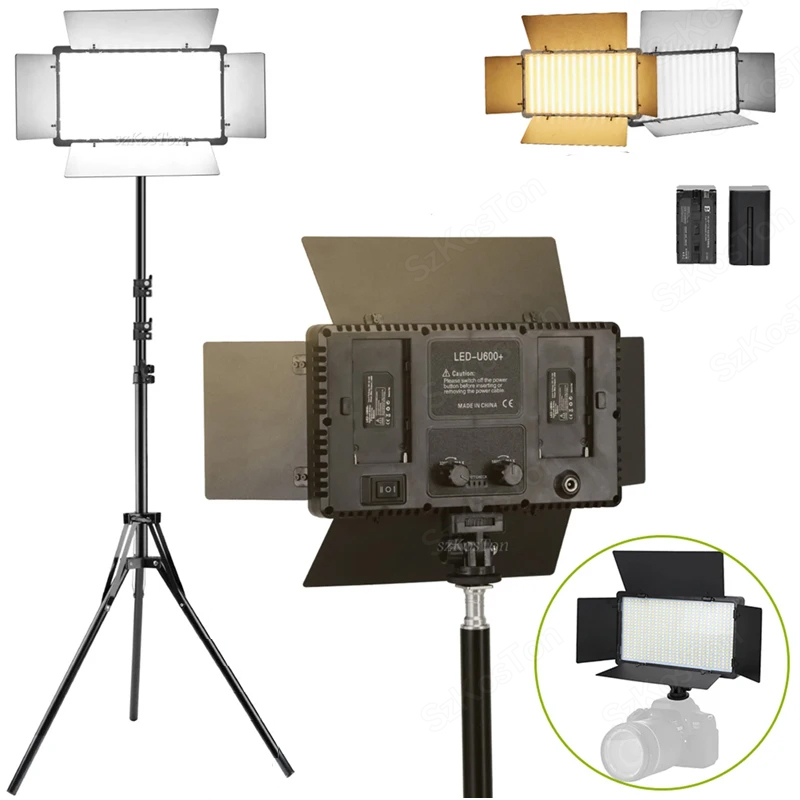 Photography Umbrella Lighting Kit - U800 U600 LED Foto Studio Video