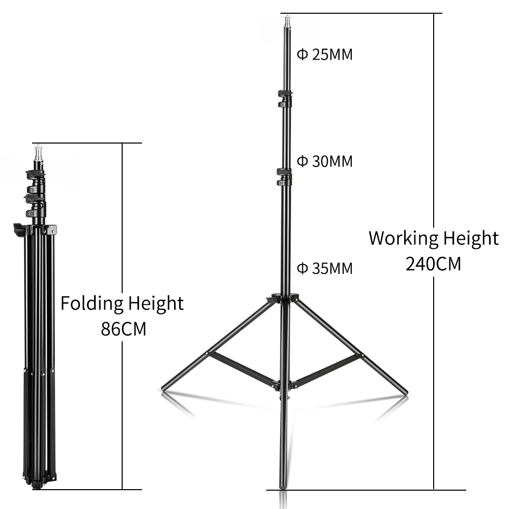 240CM/7,9FT 1/4 Zoll Schraubst – Photography Umbrella Lighting Kit Bewertung und Preis
