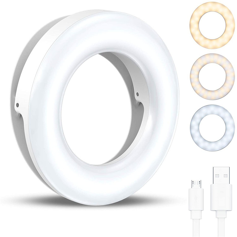 Tragbare LED-Clip-Ring-Licht 4 – Photography Lighting Tool Bewertung und Preis