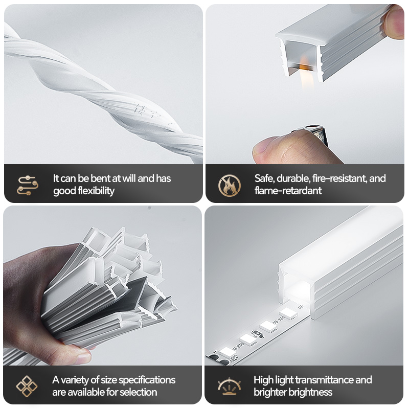 Flexibles Silikon-LED-Kanalpro – Diffusion Material Roll Bewertung und Preis
