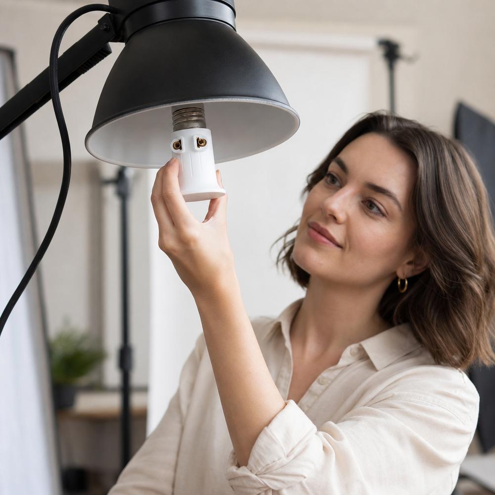 E27 auf EU-Stecker Adapter Lam – Photography Lighting Uk Bewertung und Preis