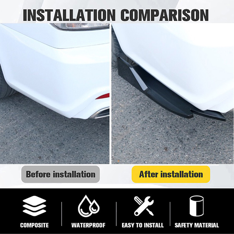 Paar Universal Auto Heckschürz – Diffusion Material Roll Bewertung und Preis