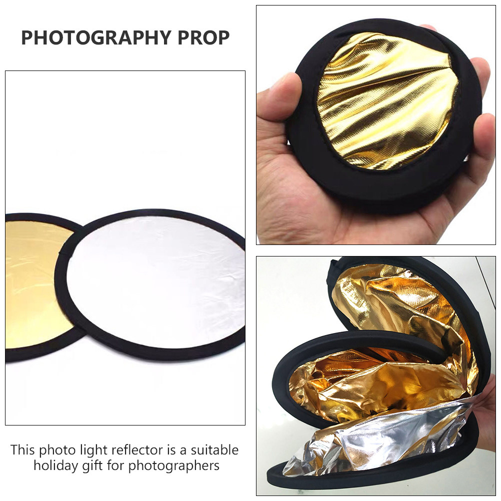 2 Stück Fotolicht in 1, Gold-S – Reflector Disc Silver Bewertung und Preis