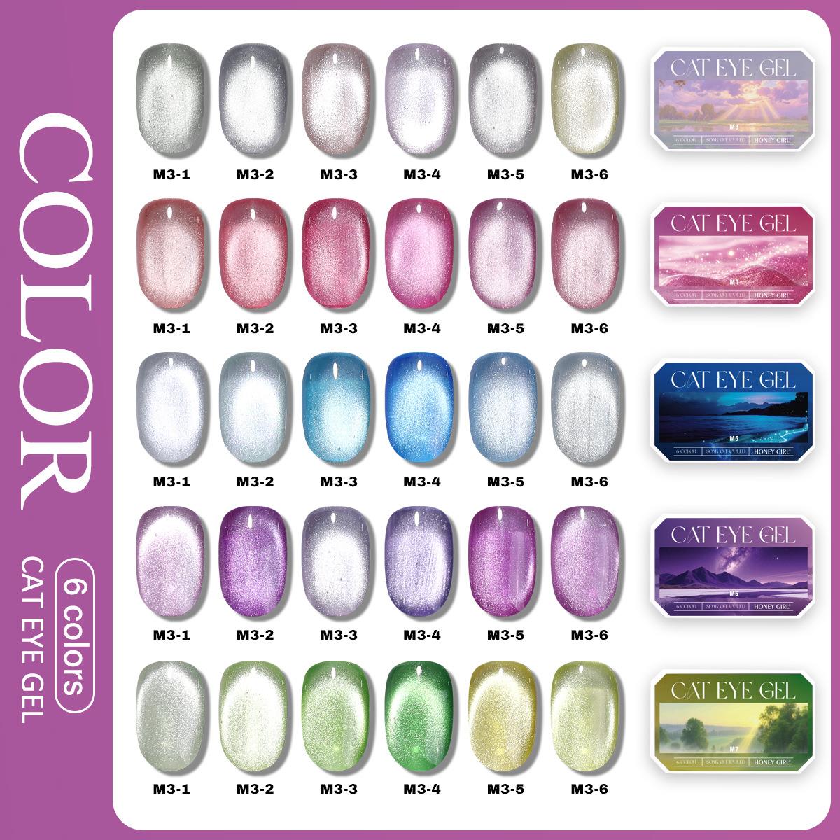 6-Farben Solid Cat Eye Gel Nag – Photography Lighting Gels Bewertung und Preis