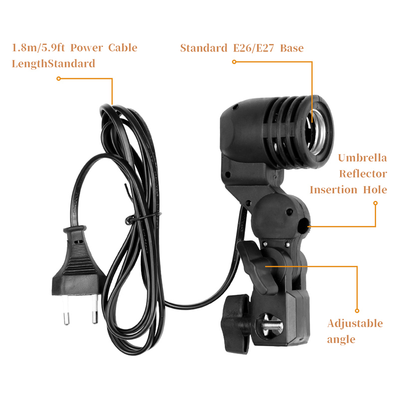 1,8 m Kabel, Glühbirnenständer – Photography Umbrella Lighting Kit Bewertung und Preis