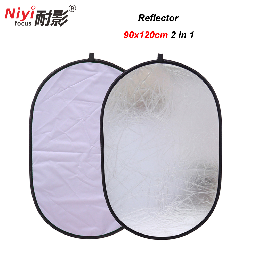 Für Studio Fotografie Ellipse  – Reflector Disc Silver Bewertung und Preis