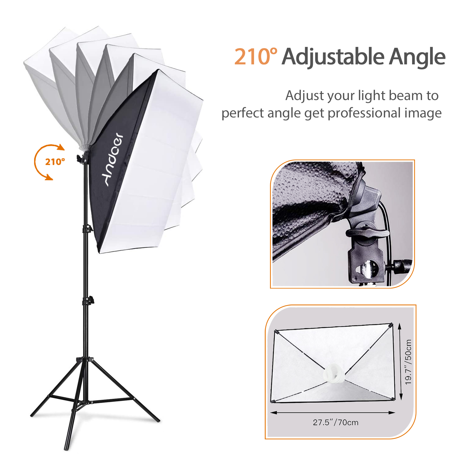 Andoer Studio-Fotografie-Licht – Photography Umbrella Lighting Kit Bewertung und Preis