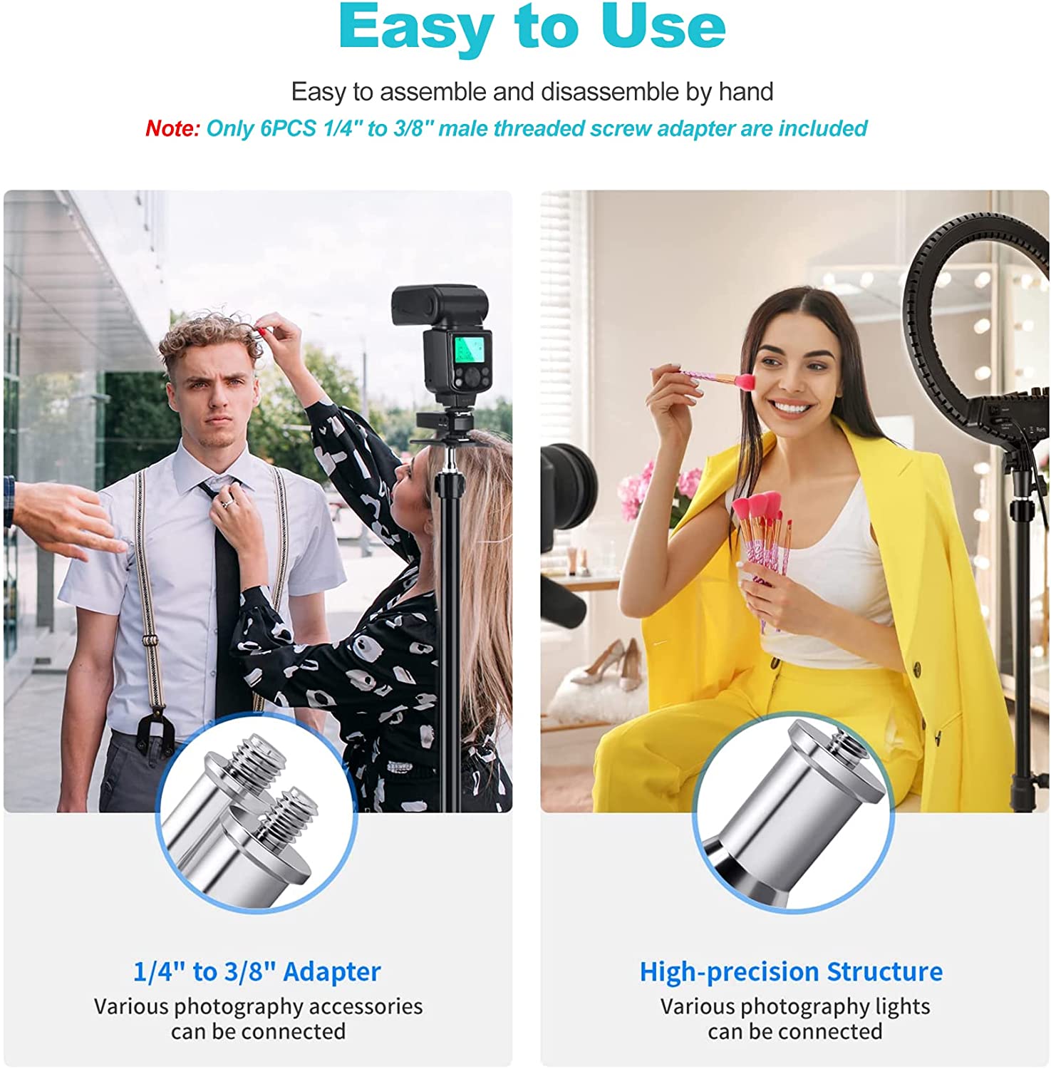 Selens Standard 3/8 auf 1/4 Ad – Photography Lighting Tool Bewertung und Preis