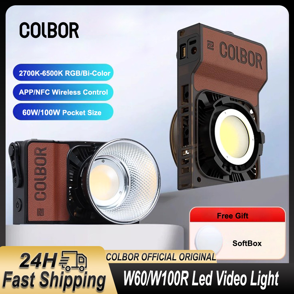 Colbor W60 W100R RGB-LED-Video – Photography Lighting Wireless Bewertung und Preis