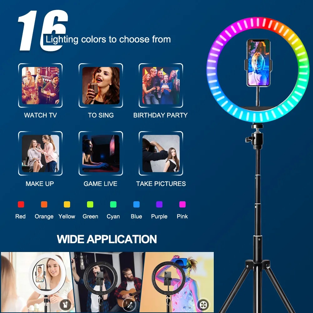 10-Zoll-RGB-Ringlicht mit Fern – Photography Lighting Overhead Bewertung und Preis