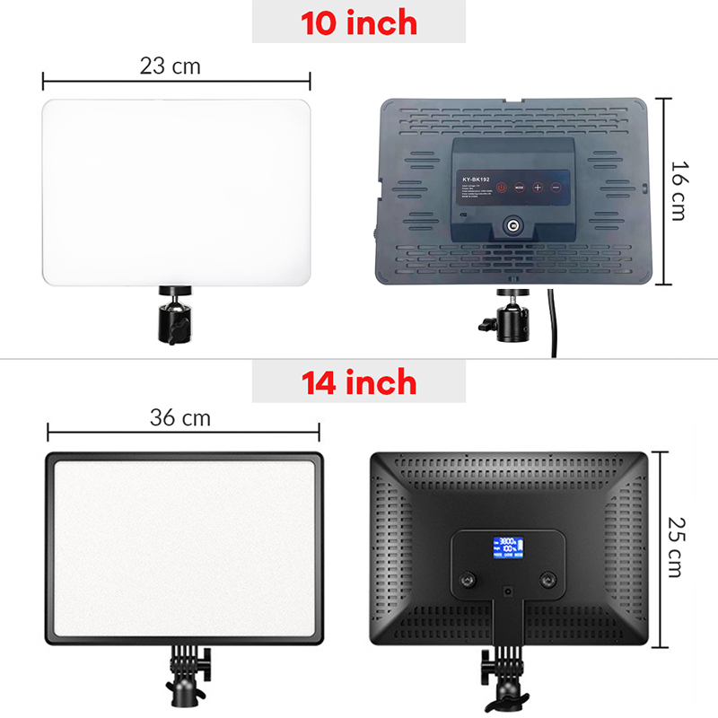 14 Zoll 10 Zoll LED-Videoleuch – Photography Lighting Uk Bewertung und Preis