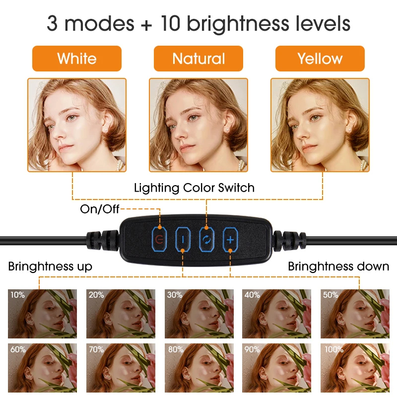 10-Zoll-LED-Selfie-Ringlicht,  – Photography Lighting Tool Bewertung und Preis