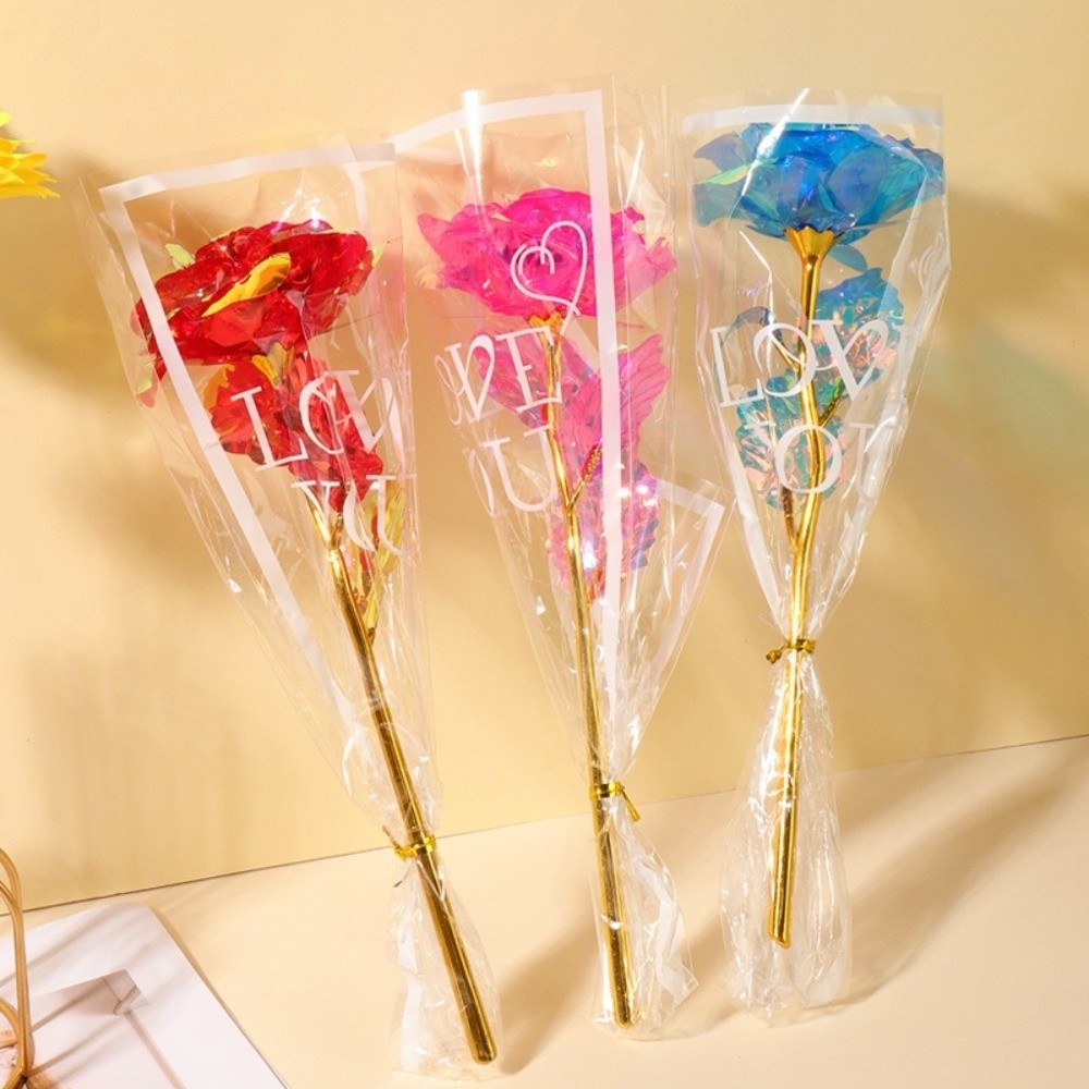 Leuchtende Goldfolie-Rose LED- – Photography Lighting Simulator Free Bewertung und Preis