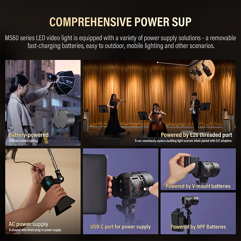 Godox RS60Bi RS60R 60W LED-Mon – Photography Lighting For Outdoors Bewertung und Preis