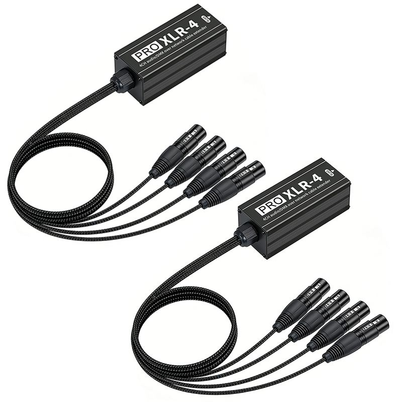 RJ45 Cat5 Cat6 zu 4-Kanal-XLR- – Photography Lighting Uk Bewertung und Preis