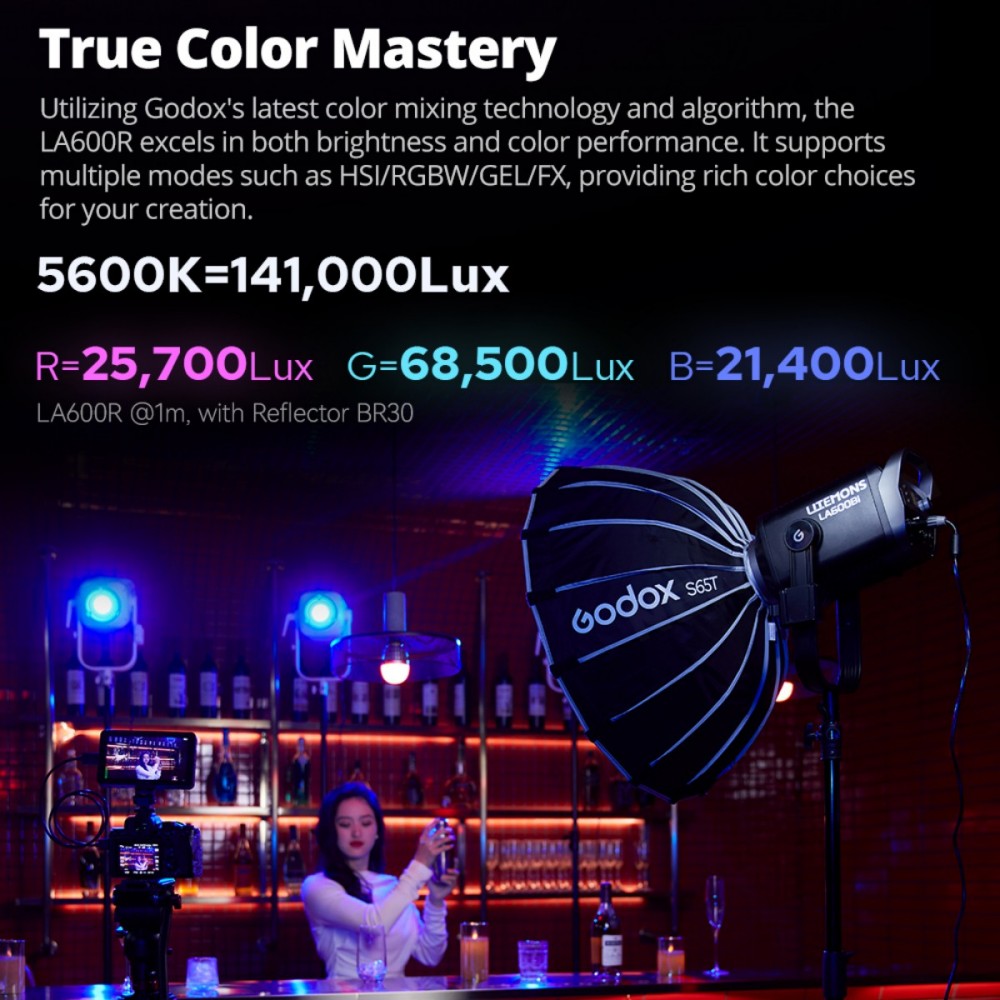 Godox LITEMONS LA600Bi LA600R  – Photography Lighting Wireless Bewertung und Preis